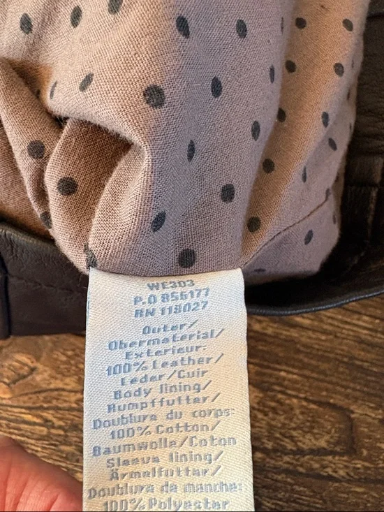 Boden Butter-Soft Leather Blazer Jacket Black Size 10 EUC - Picture 5 of 7